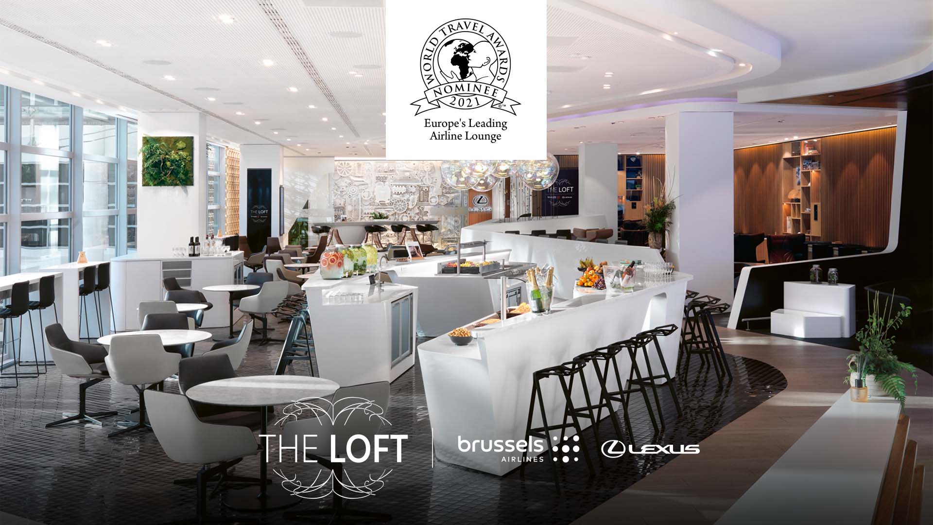 The Loft by Brussels airlines and Lexus