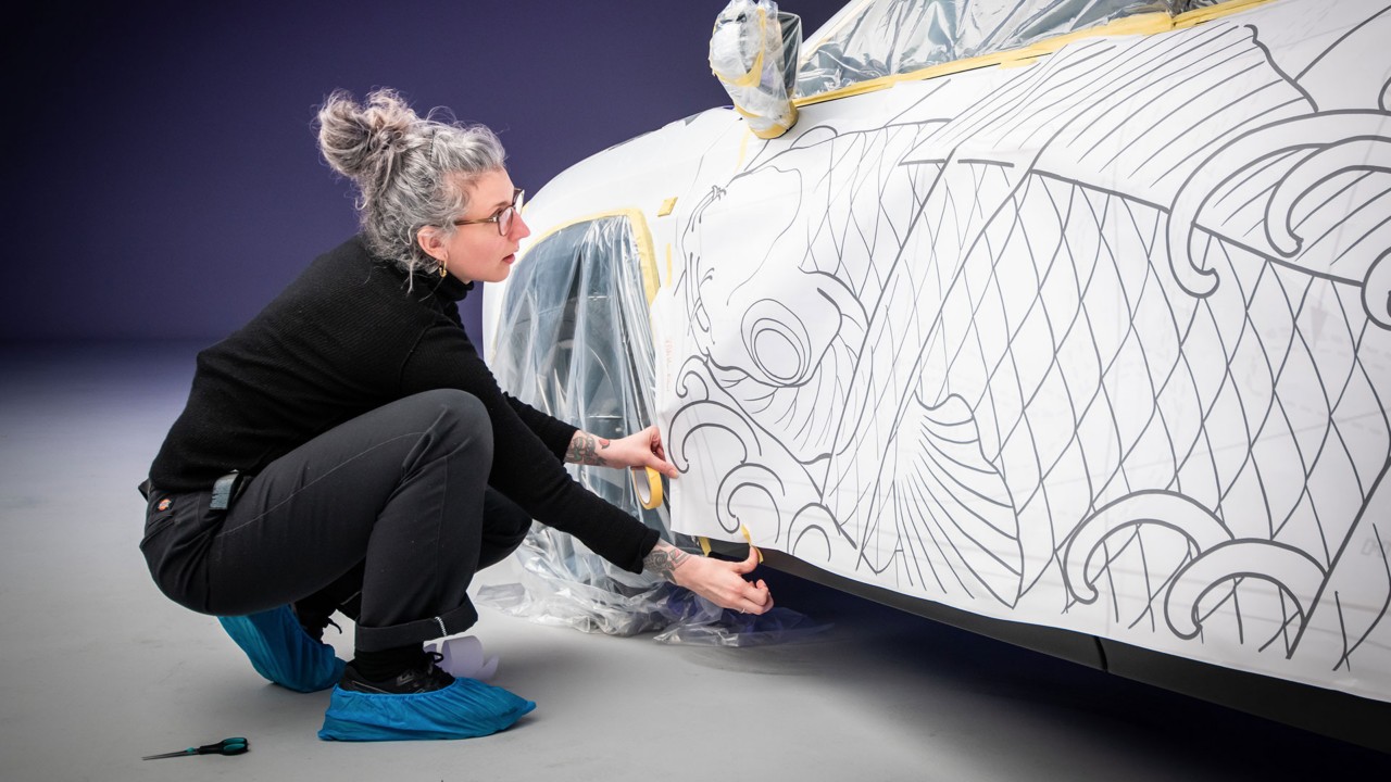 LEXUS UNVEILS THE WORLD’S FIRST TATTOOED CAR