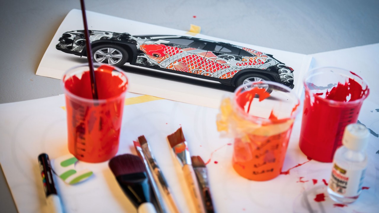 LEXUS UNVEILS THE WORLD’S FIRST TATTOOED CAR