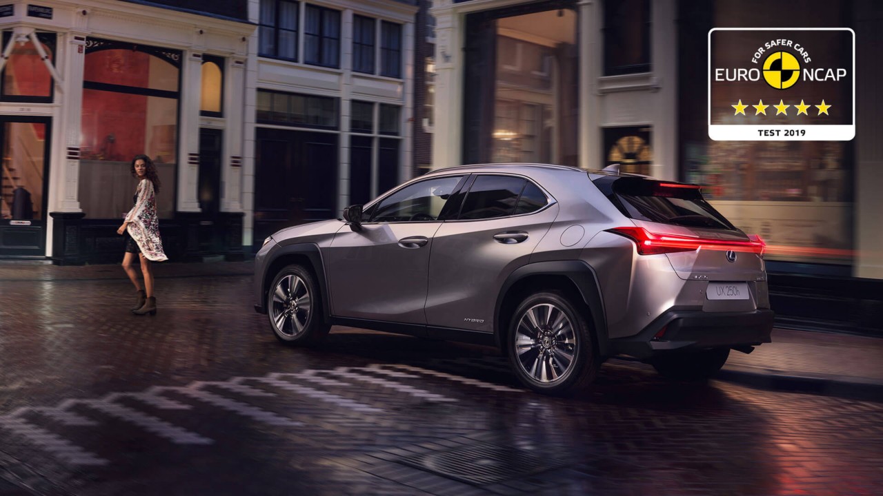 LEXUS UX CROSSOVER ACHIEVES A MAXIMUM 5-STAR EURO NCAP RATING