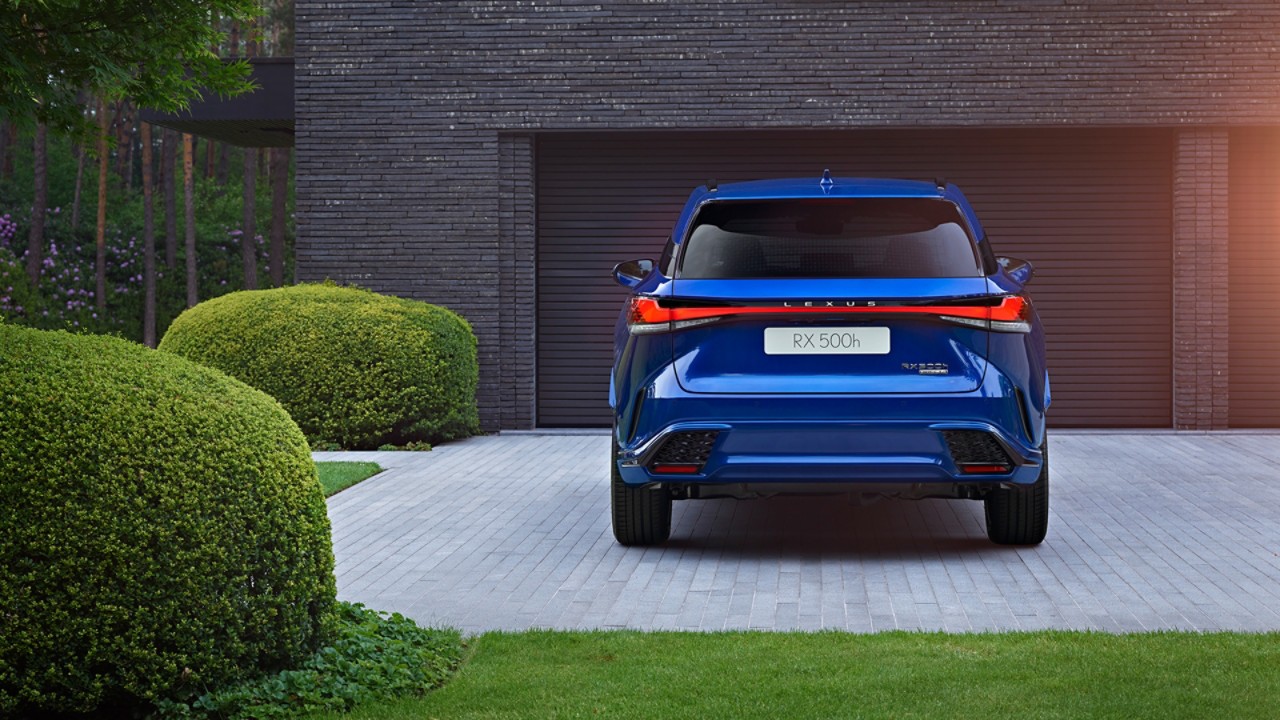 A Lexus RX parked on a driveway