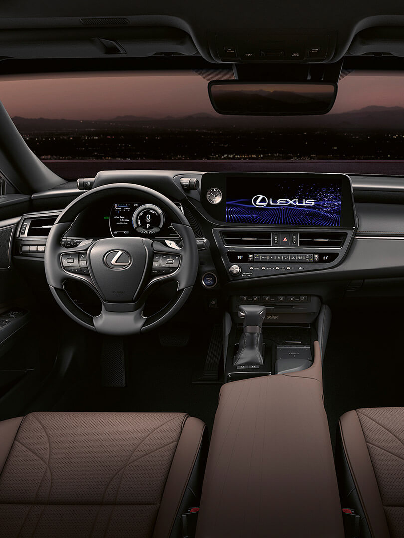 Lexus interior close-up 