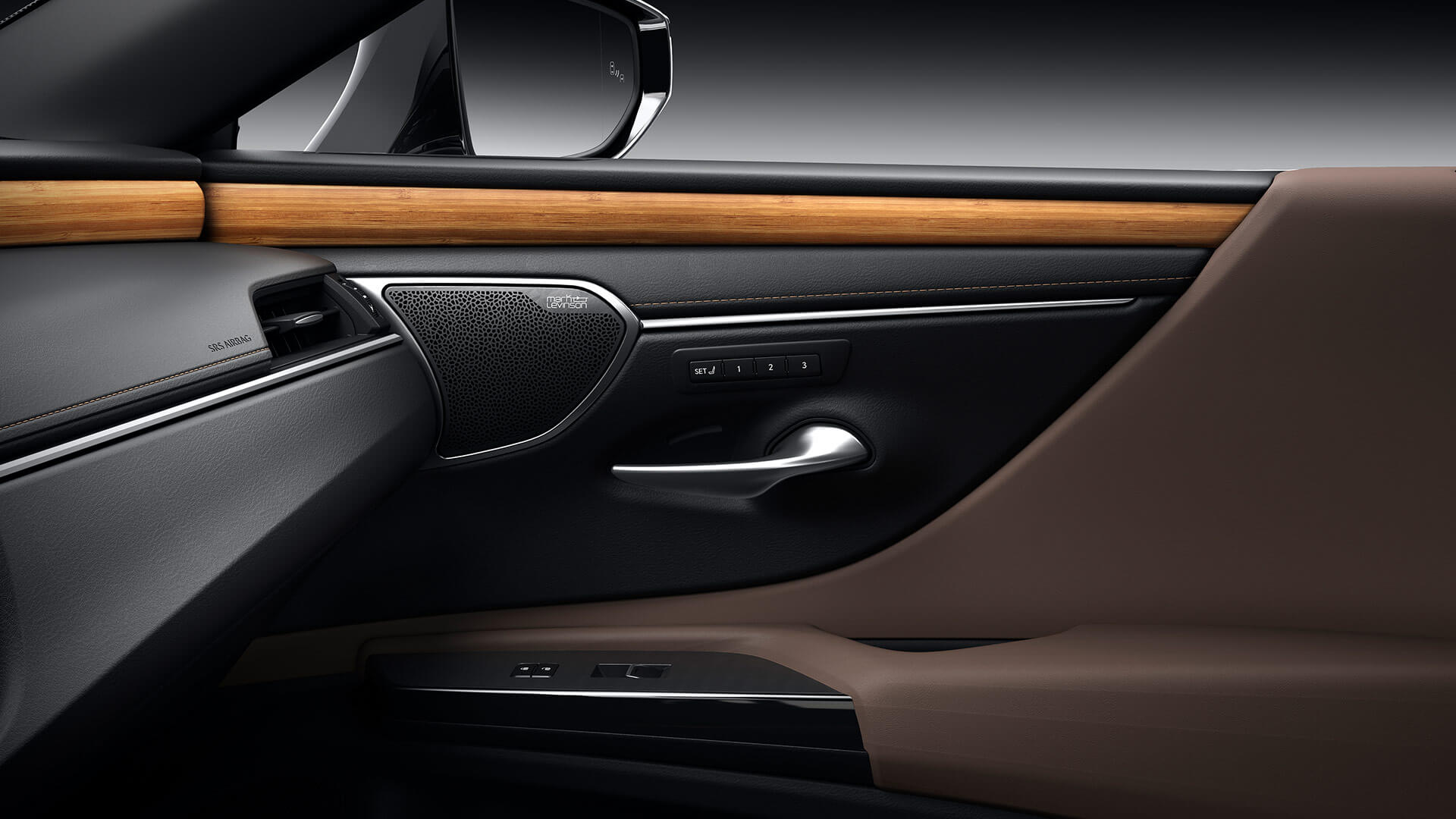 Lexus ES 300h door detailing close up 