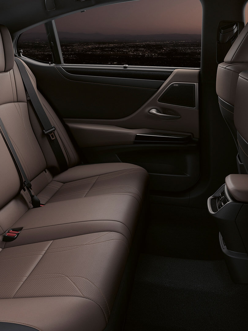 Lexus ES 300h rear passenger seats 