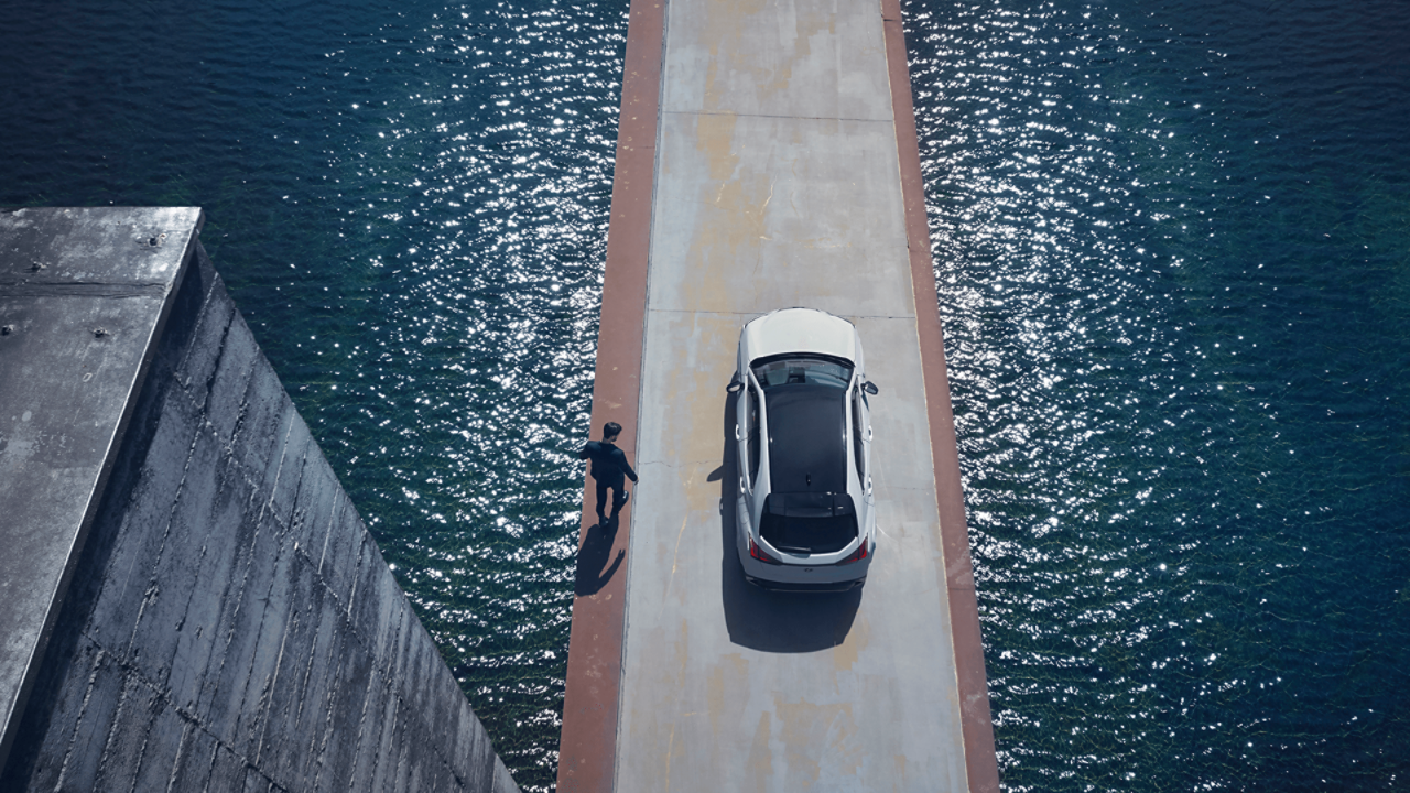 Raised view of a Lexus UX