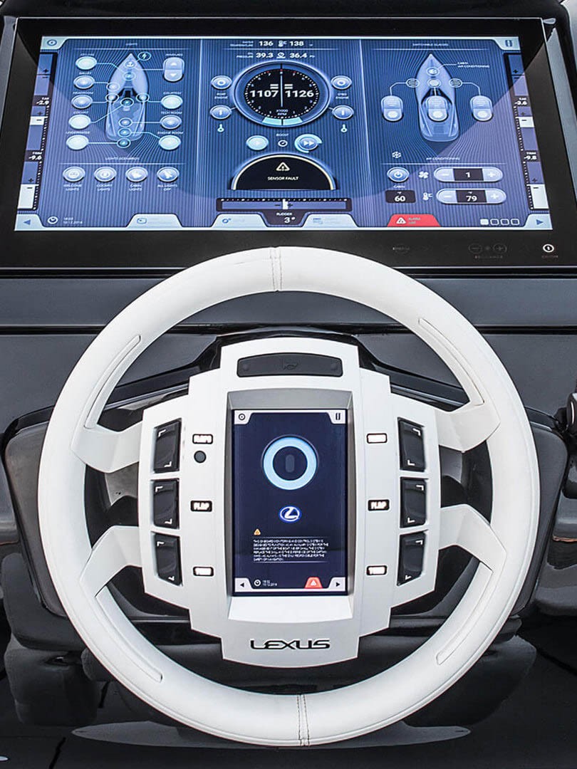  Lexus Yatcht steering wheel