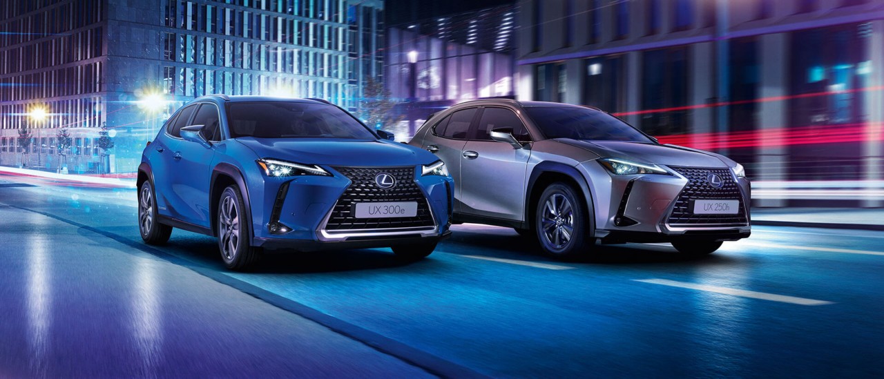 Lexus UX 300e and UX 250h