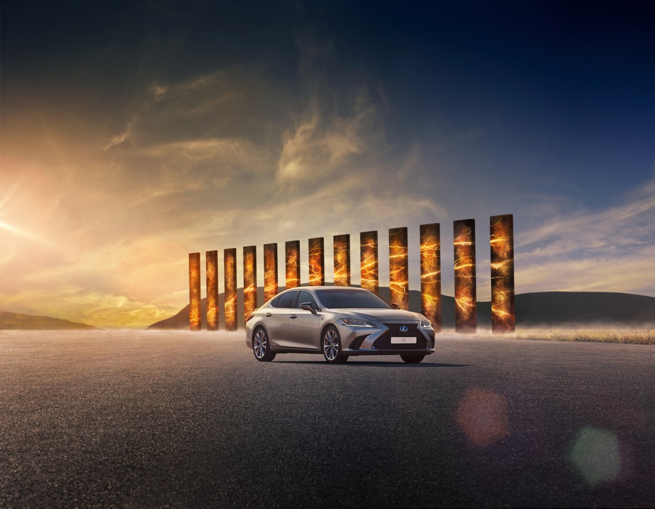 A woman walking away from a Lexus UX 300e 