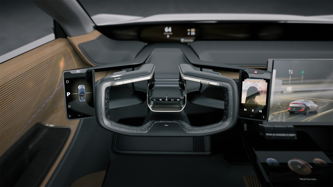 Lexus LF-ZL steering wheel