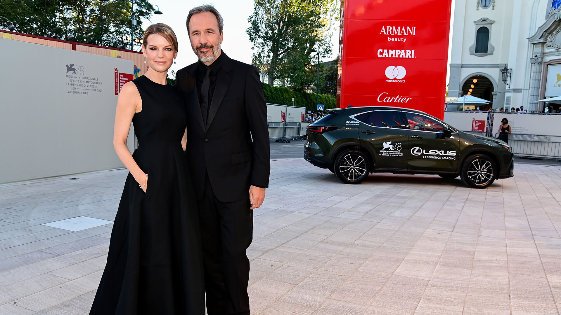 A male and female star at the 2021 Venice Film Festival 