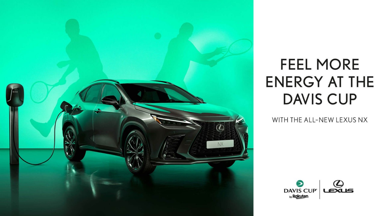 The Davis Cup with the All-New Lexus NX promotional image 