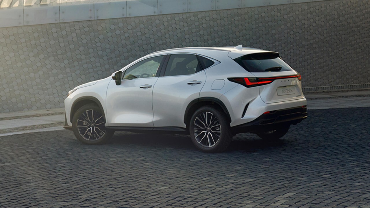 A parked Lexus NX 